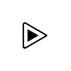 Fototapeta premium play icon vector design templates white