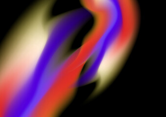 Obraz na płótnie Canvas Modern bright blurred gradient background on black background