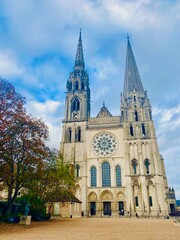 Fototapeta na wymiar The Chartres Cathedral