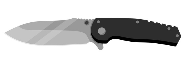 Jackknife. Cute jackknife isolated on white background. Vector illustration