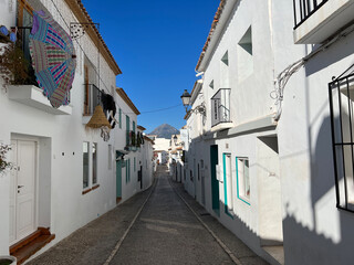 Fototapeta premium Street in the old town of Altea