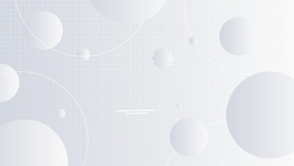 Minimal geometric white light background abstract design. vector EPS10.