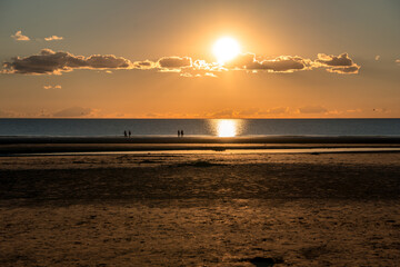 Sunset in the North Sea