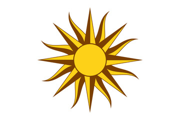 Sun icon symbol simple design
