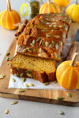 Diet pumpkin bread