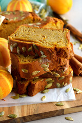 Diet pumpkin bread