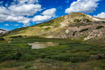 High Alpine Lake from the Old Fall River Road, Rocky Mountain National Park, Colorado
