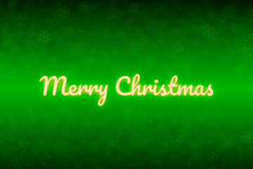 Feliz navidad sobre fondo verde.
