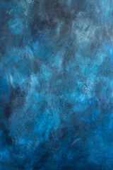 Blue canvas abstract texture background. Watercolor sky background. Paper textured light blue background. Abstract grunge background with copy space for design