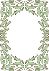 Frame abstract in retro colors. Suitable for web background, fabric print, poster, banner. Modern illustration