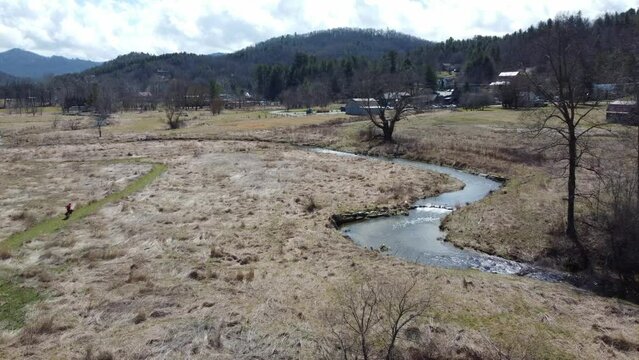Valley Cruises Park, North Carolina, Boone, with River in Shot