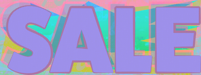 Abstract sale sign background image.