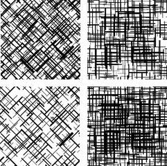 Seamless pattern with lines.Unusual poster Design .Black Vector stripes .Geometric shape. Endless texture
