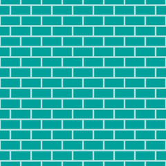 Seamless pattern with green bricks