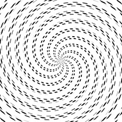 Lines in Circle Form . Spiral Vector Illustration .Technology round Logo . Design element . Abstract Geometric shape .