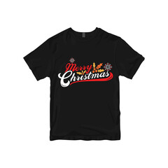 Christmas t-shirt design premium vector.
