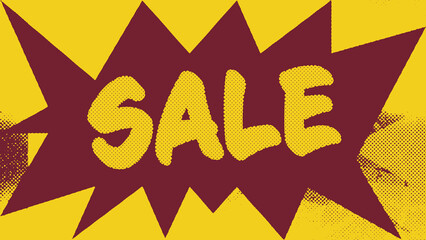 Abstract sale sign background image.