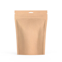 Special korean food cuisine pouch packaging bag mockup