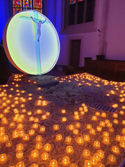 Lichterglanz in der Überwasserkirche in Münster