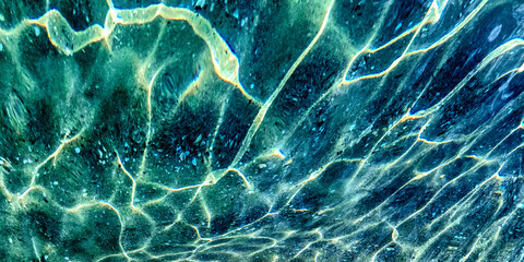 Sea Water Light Reflections Colorful Abstract Background Design