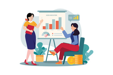 Woman talks about good indicators