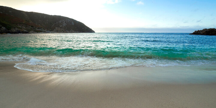 Barizo Beach, Malpica de Berganti&ntilde;os, Costa da Morte, La Coru&ntilde;a, Galicia, Spain, Europe