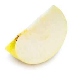 Yellow apple isolated on white background, Yellow Orin Apples on white background With clipping path