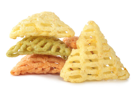 Triangles vegetables chips