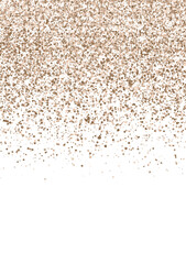 Bronze gold sparkling scattering glitter