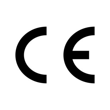 CE European Conformity marking Packaging symbo isolated PNG