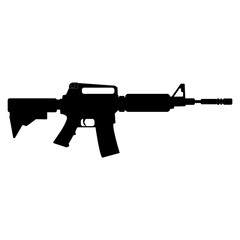 assault rifle illustration