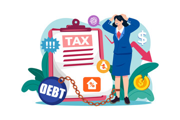 Women With Financial Debt