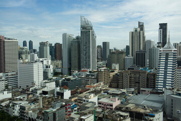 Cityscape of Bangkok, Thailand in the Nana region