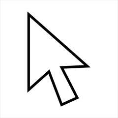 Computer mouse click cursor gray arrow icons set and loading icons. Cursor icon. Vector illustration. Mouse click cursor collection.