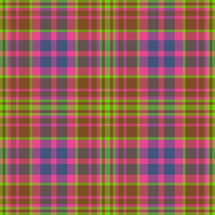 Texture fabric plaid. Pattern vector background. Check textile tartan seamless.