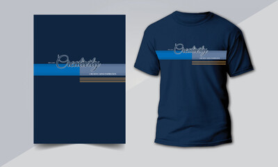 Creativity T shirt design