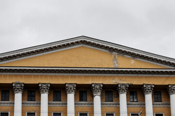 facade of old building
