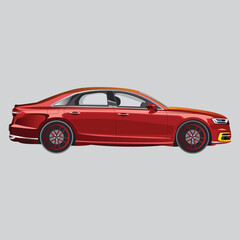 Vector sport car illustration