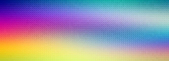 Obraz premium Purple, blue, cyan yellow pink gradient background blank. Horizontal banner or wallpaper tamplate. Copy space, place for text, text area. Bright illustration. Space metaverse web 3 technology texture