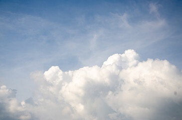 Clouds in the clear day