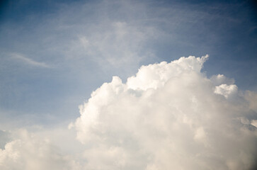Clouds in the clear day