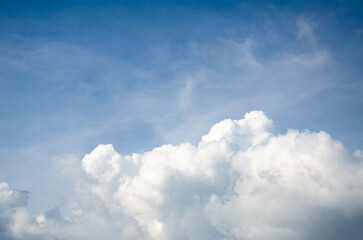 Naklejka na ściany i meble Clouds in the clear day