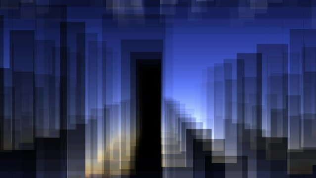 abstract blue background . With a feeling of fear or time dimension