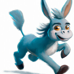 a Blue Donkey 
