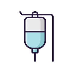 infuse - blood bag icon vector simple and modern
