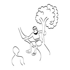Bible Illustration for print or use as poster, card, flyer or T Shirt