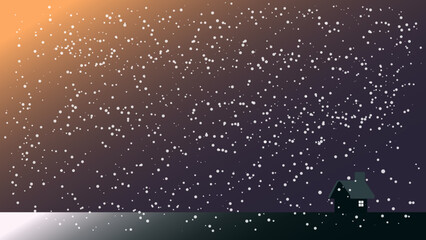 christmas background with snowflakes 