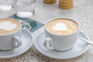 cup of coffee with milk