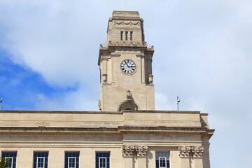 Fototapeta na wymiar City Hall in Barnsley UK