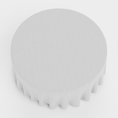 Realistic 3D Render of Tablecloth